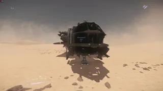 Star Citizen 3.7 Gameplay - Flying and landing on a few planets