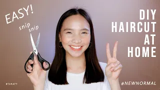 How to Cut Your Own Hair (Medium Length) | EASY DIY HAIRCUT AT HOME | #NEWNORMAL