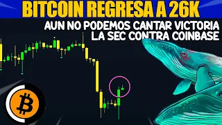 BITCOIN SUBE A 26K EL PRECIO NECESITA ESTO | PRONOSTICO BITCOIN HOY ESPAÑOL