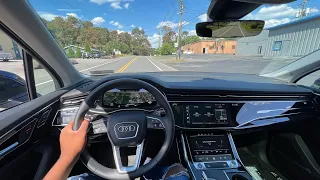 2022 Audi Q7 55 TFSI Quattro - POV Test Drive