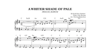 A Whiter Shade Of Pale - Piano