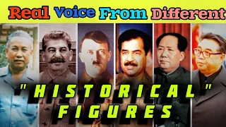 Real voice from different historical Figures || @FACTORCHACHA