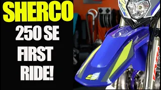 First Ride Sherco 250 SE Factory!   Killer 2 Stroke Dirt Bike