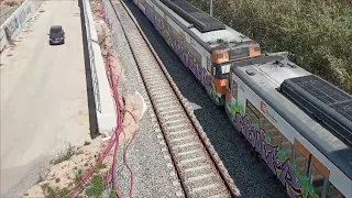 Rodalies línea R4 por Sant Feliu de Llobregat