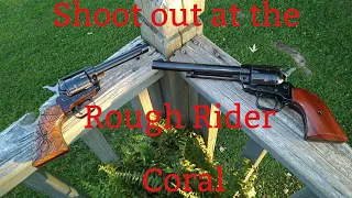 Shoot out at the Rough Rider Coral, comparison of 6.5 inch barrel to the 4.75 inch barrel.