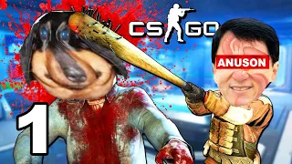 DAWG играет с Алисоном в CS:GO хорроры (1) (+Дэн)