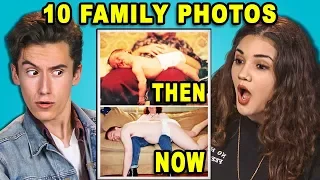 10 THEN and NOW Family Photos! (React)