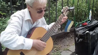 GUITAR Ukraine FOLK. Oi ne svite misjachenky. Ой, не світи місяченьку. VOLODJA POLJAKOV play