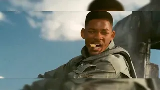 Escena Día de la independencia, Will Smith golpea a extraterrestres