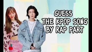 GUESS THE KPOP SONG BY THE RAP | KPOP QUIZ | (25 SONGS)