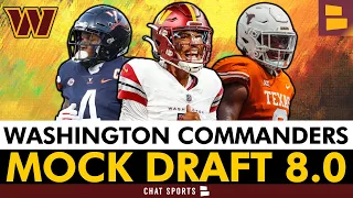 Washington Commanders 7-Round Mock Draft | Commanders Take BEST VALUE WR In The 2024 NFL Draft