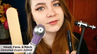 Head & Neck Assessment (Lots of Palpation, Sensory Tests, Eye & Ear Exam) 🩺 ASMR Medical RP