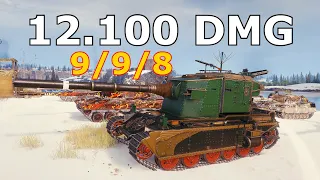 World of Tanks FV4005 Stage II - 5 Kills 12,1K Damage