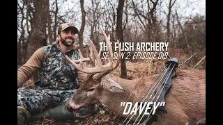 "DAVEY" Mature Kansas Buck with a Recurve - Traditional Bowhunting - Season 2: Episode 019