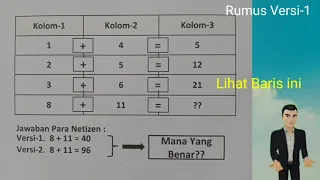 Teka Teki Matematika Menjebak (Hitunglah, 8 +11 = ?)