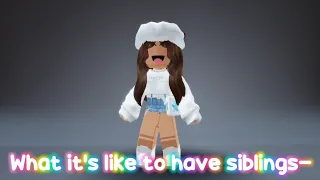 🤪💢 What it's like to have siblings- 😤👊 ~Roblox Meme 2022~ Fufu Unicorn 🤩💘😎🙈☆