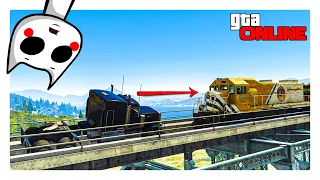 ПРОТИВ ПОЕЗДА НЕ ПОПРЕШЬ - СТЕНКА НА СТЕНКУ (ГТА 5 ОНЛАЙН, GTA ONLINE)