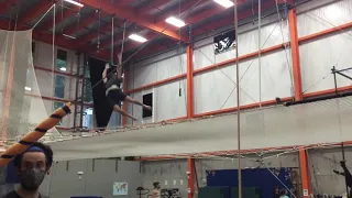Flying Trapeze First Time Out of Lines
