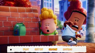 Captain Underpants: The First Epic Movie 2017 Blu-ray Menu Walkthrough