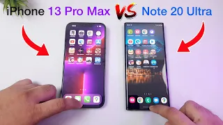 iPhone 13 Pro max vs Note 20 Ultra Speed Test