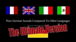 How German Sounds Compared To Other Languages (Ultimate / Full Version) || CopyCatChannel