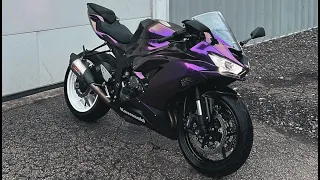 ZX6R New Tune POPS & BANGS Moore Mafia & ZH2  - First Ride