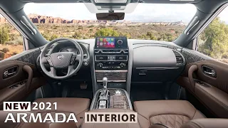 Nissan Armada 2021 Interior inside Armada 2022 Platinum and SV or SL Trims