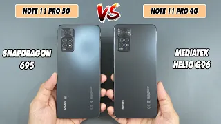 Xiaomi Redmi Note 11 Pro 5G vs Redmi Note 11 Pro | SpeedTest and Camera comparison