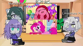 🥛~Pinkie pie sisters react to her & Pinkamena~✨||Gacha club||No thummnail._.||Part 1
