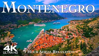 [4K] MONTENEGRO 🇲🇪 Црна Гора 2023  | 1 Hour Aerial Relaxation Drone Film | Crna Gora