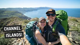 Backpacking Santa Cruz Island at CHANNEL ISLANDS National Park (Prisoners Harbor to Scorpion)