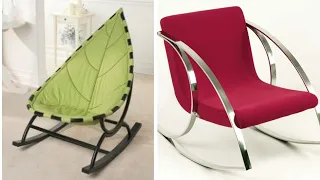 beautifulMatel rocking chair designes ideas