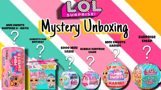 Unboxing 6 Mystery LOL Surprises| My Very First Unboxing Video| Adult Collector