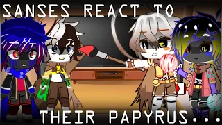 Sanses React to Their Papyrus || Adventure Series Made by ItzLunar_Pearl || PART 1/?