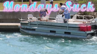 Windy Day Crashing into Docks at the Boat Ramp | Fort Pierce, Florida