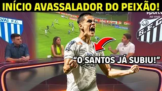 IMPRENSA DEBATE O INÍCIO DO SANTOS NA SÉRIE B 2024