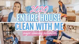 ENTIRE HOUSE CLEAN WITH ME | MAJOR CLEANING MOTIVATION 2020