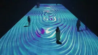 Beach Wave Interactive Floor, Interactive multi-floor, Floor projector-DIFWOD