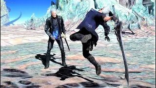 Duel edit Nero vs Vergil - Gameplay cut stylish showcase | Devil May Cry 5 fight