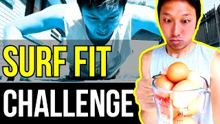 SURF FITNESS CHALLENGE! Let's Train Together, Then I Drink Eggs | Surf & Bodyboarding Livestream #3