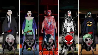 Granny 1.0 in Different Super Heroes - Villains Atmosphere