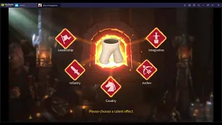 Rise of Kingdoms First Special Talent On Legendary Gear