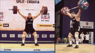 2017 European Weightlifting +105 kg Group B