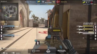 Na`Vi s1mple Clutches Game With 3 Seconds Left vs Astralis @ ELEAGUE MAJOR 2017