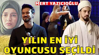 Mert Yazıcıoğlu En İyi Oyuncu Kızıl Goncalar En İyi Dizi Seçildi.Özcan Deniz ve Özgü Namal Katılmadı