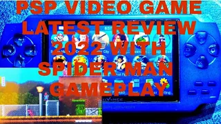 PSP Video Game Latest Review 2022 With Spider Man Gamplay