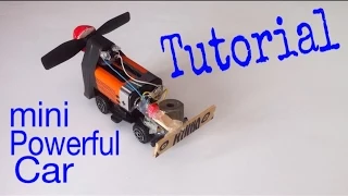 How to Make a Car - Mini Electric Car - Tutorial - Very Simple