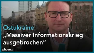 Russland-Ukraine-Konflikt: Axel Storm zur Lage in der Ostukraine am 23.02.22