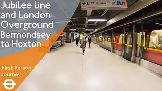 London Underground & Overground First Person Journey - Bermondsey to Hoxton