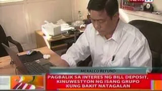 BT: Interes sa bill deposit, natanggap na ng ilang customer ng Meralco